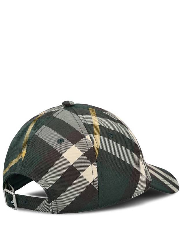 Check pattern ball cap green - BURBERRY - BALAAN 5