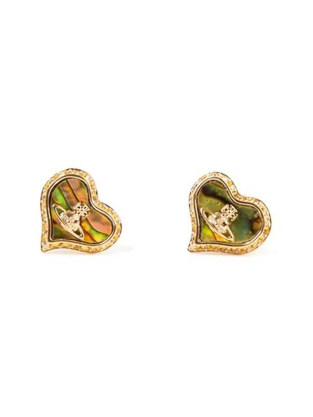 Petra Heart Gold Earrings - VIVIENNE WESTWOOD - BALAAN 2