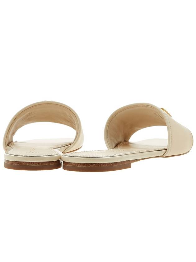 Logo Eleanor Slippers Cream - TORY BURCH - BALAAN 5