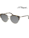 Sunglasses DP6633 3 Silver Mirror Gold Frame Retro - S.T. DUPONT - BALAAN 4