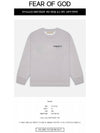 192BT212123F 462 Essential Logo Patch Crew Neck Sweatshirt Dark Oatmeal Men’s Sweatshirt TLS - FEAR OF GOD - BALAAN 2