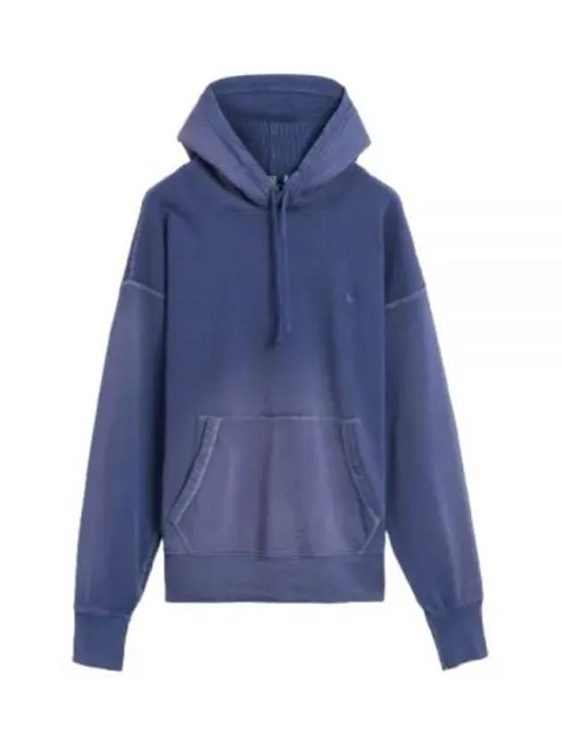 Pony Logo Embroidered Hoodie Blue - POLO RALPH LAUREN - BALAAN 2