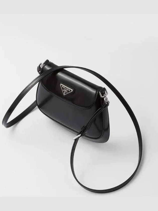 Women s Cleo Brushed Leather Mini Bag 1BH188 HOM ZO6 F0002 - PRADA - BALAAN 2