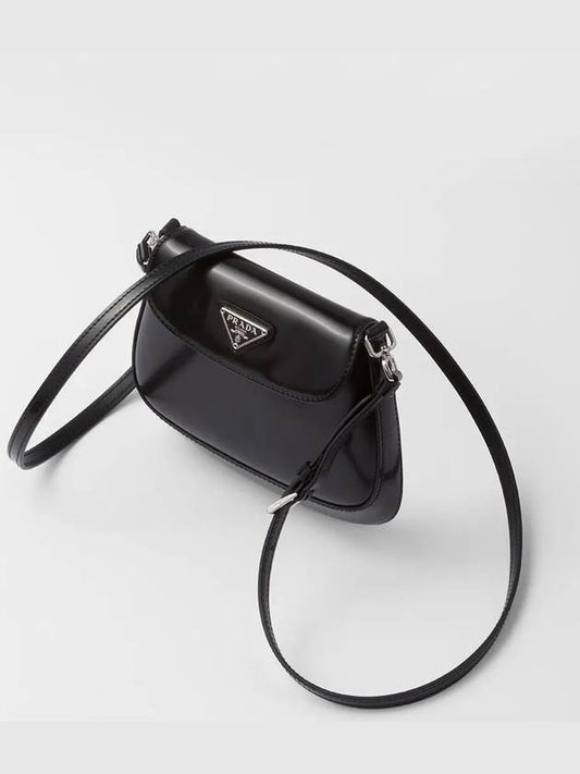 Cleo brushed leather mini bag 1BH188 HOM ZO6 F0002 - PRADA - BALAAN 2