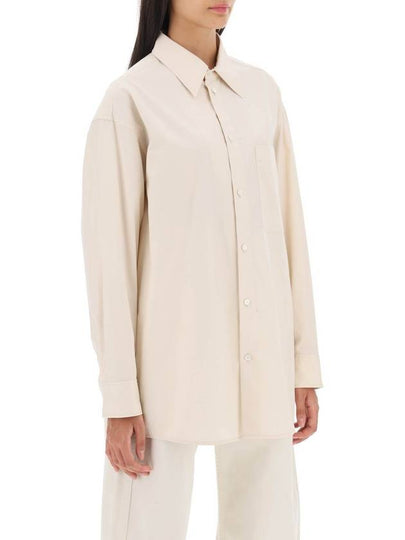 Poplin Oversized Shirt Light Cream - LEMAIRE - BALAAN 2