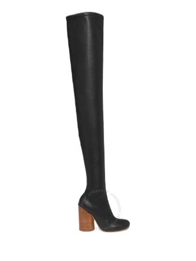 Burberry Thames Over The Knee Leather Boots Brand Size 39.5 US Size 9.5 - BURBERRY - BALAAN 1