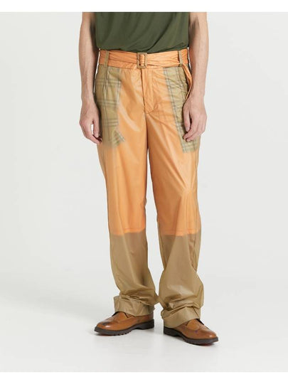 Men's C-Thru Membrane Classic Wide Pants Orange - WHYSOCEREALZ - BALAAN 2