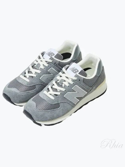 574 Low Top Sneakers Premium Soft Grey - NEW BALANCE - BALAAN 2