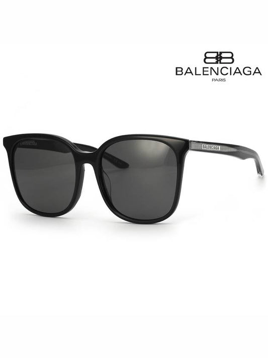 Eyewear Square Logo Sunglasses Black - BALENCIAGA - BALAAN.
