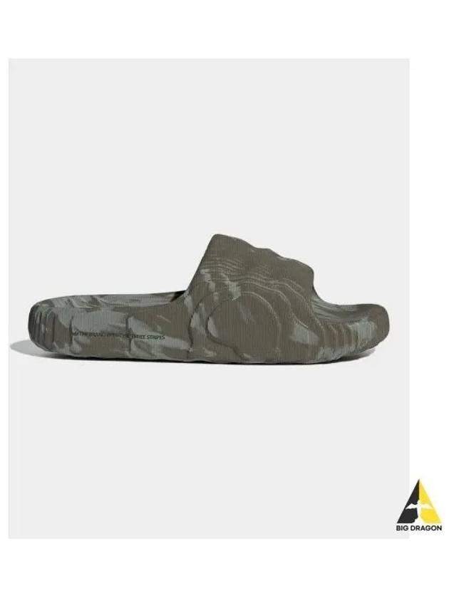 Adilette 22 Slippers Olive Strata - ADIDAS - BALAAN 2