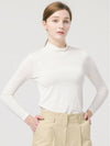 Functional Cool Inner Ivory Mock Neck Long Sleeve T-Shirt DO3232TS11-3 - DOYOUKNOWMC GOLF WEAR - BALAAN 2