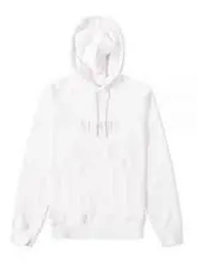 Embroidered Logo Hoodie White - SUNNEI - BALAAN 2