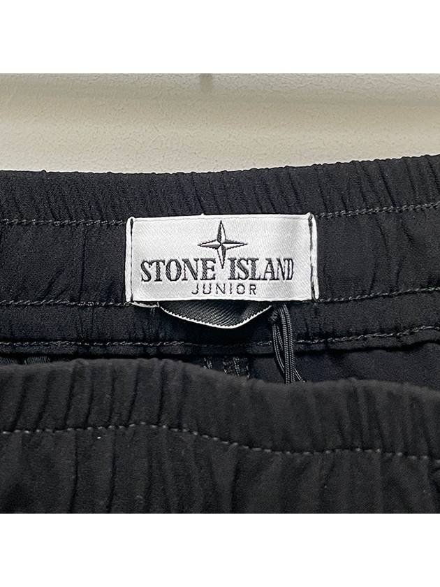 Kids Waffen Patch Stretch Nylon Jogger Pants 10 12 Black 771630612 V0029 - STONE ISLAND - BALAAN 8