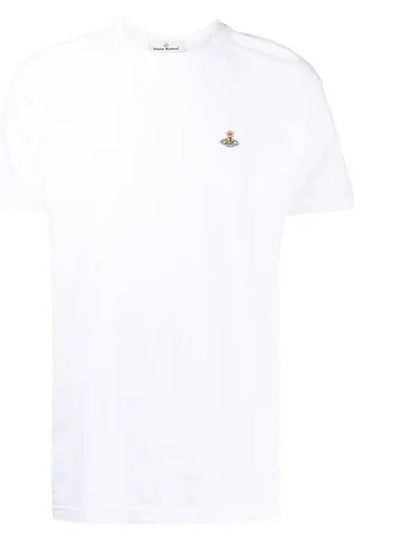 Chest ORB Logo Short Sleeve T-Shirt White - VIVIENNE WESTWOOD - BALAAN 2