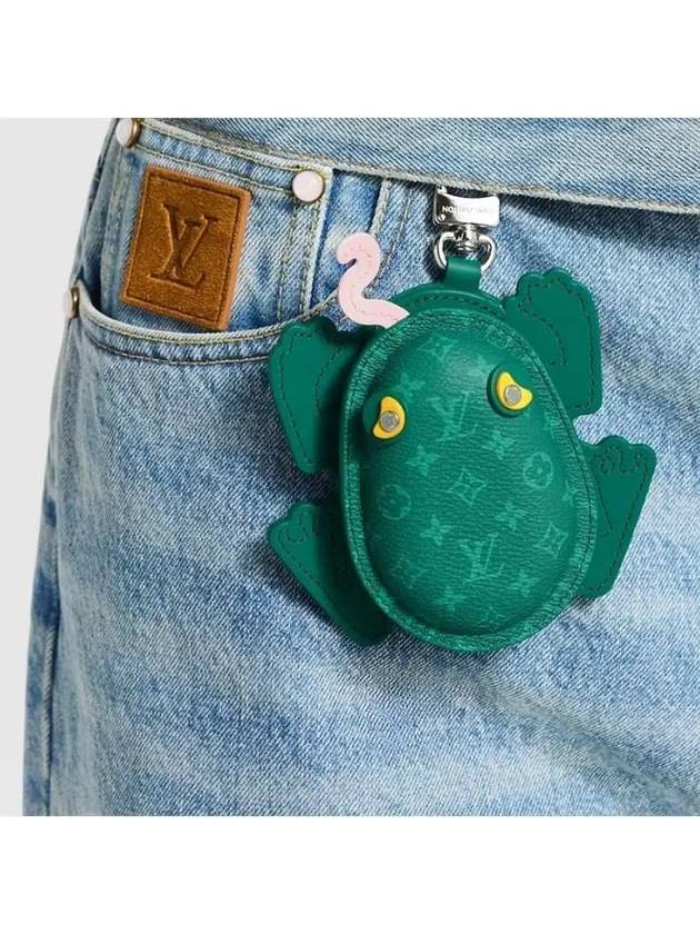 LV Frog Bag Charm Key Holder Green - LOUIS VUITTON - BALAAN 5