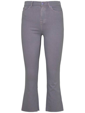 7 For All Mankind Lilac Cotton Blend Jeans - 7 FOR ALL MANKIND - BALAAN 1