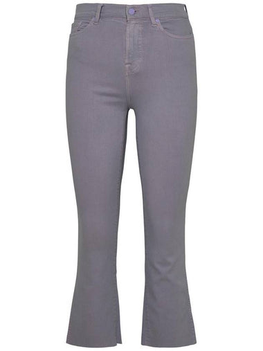 7 For All Mankind Lilac Cotton Blend Jeans - 7 FOR ALL MANKIND - BALAAN 1