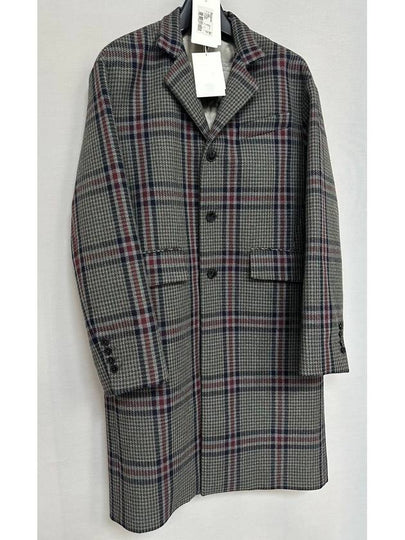 Checked wool coat 105 - VALENTINO - BALAAN 2