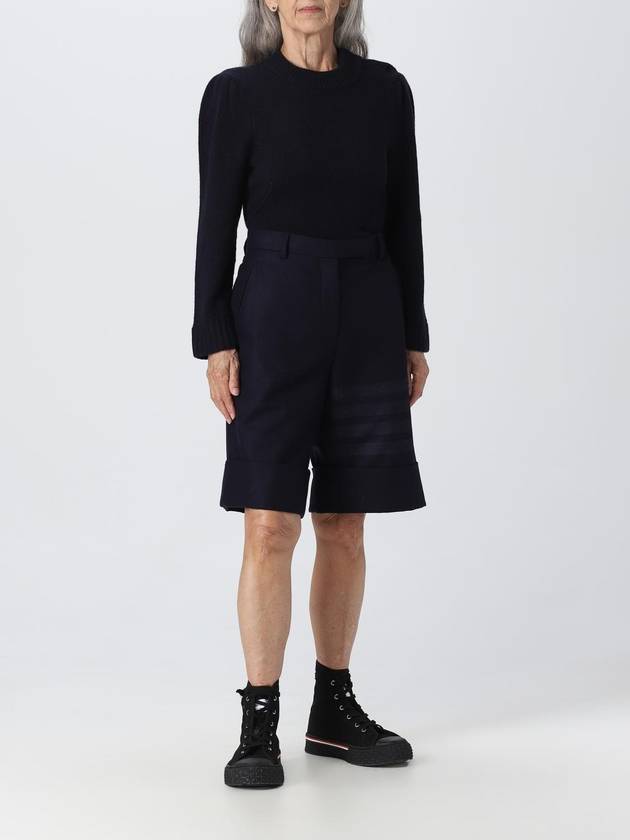 Thom Browne shorts in wool and cashmere blend flannel - THOM BROWNE - BALAAN 2