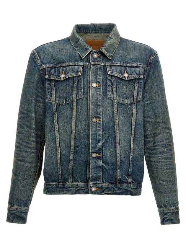 Pocket Denim Jacket Blue - SAINT LAURENT - BALAAN 1