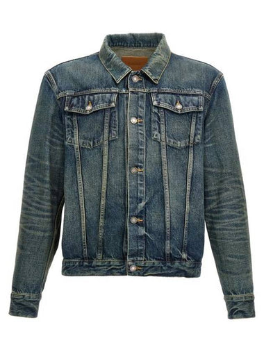 Pocket Denim Jacket Blue - SAINT LAURENT - BALAAN 1