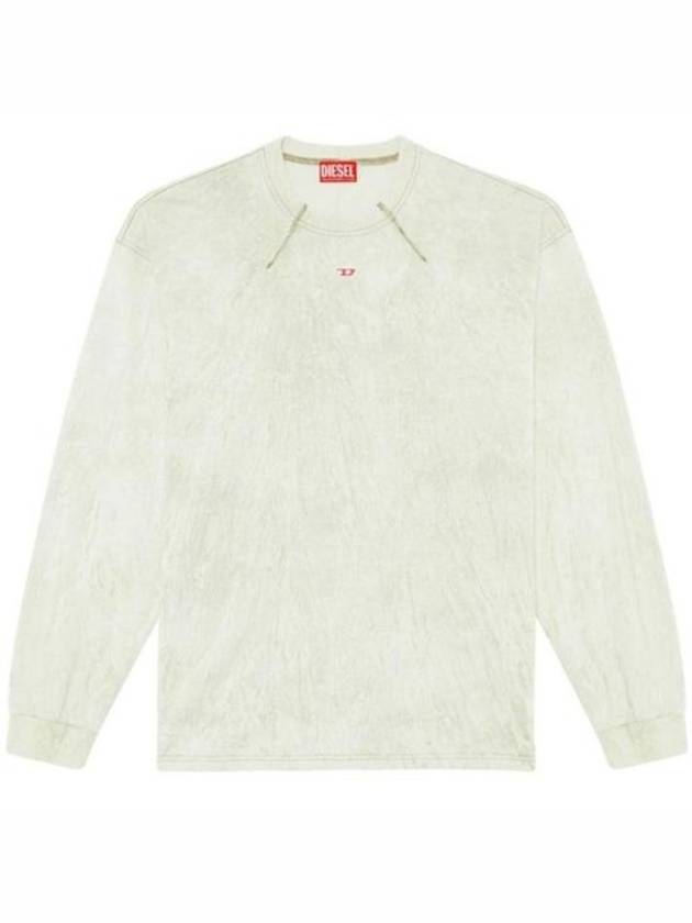 T Cos Cotton Sweatshirt Beige - DIESEL - BALAAN 2