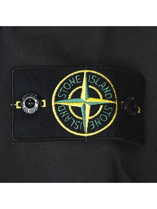 Wappen Patch Garment Dyed Sweatshirt Charcoal - STONE ISLAND - BALAAN 5