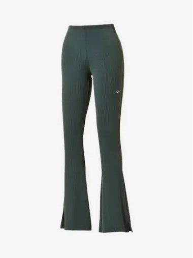 Women s Sportswear Chill Knit Tight Mini Rib Flare Leggings 338 - NIKE - BALAAN 1