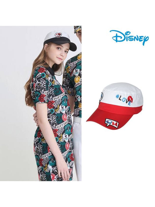 Women s color combination point hat DK1LAC005 - DISNEY GOLF - BALAAN 1