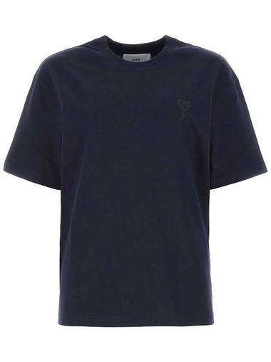 De Coeur short sleeve t shirt blue UTS007 726 496 - AMI - BALAAN 1