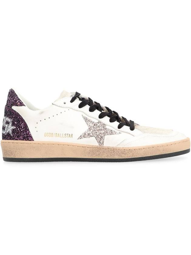 Deluxe Brand Ball Star Lace-Up Low Top Sneakers White - GOLDEN GOOSE - BALAAN 3