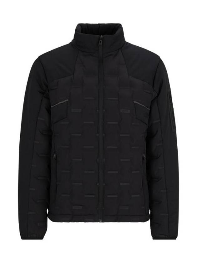 Printed Bonding Fabric Down Jacket Black - HUGO BOSS - BALAAN 2