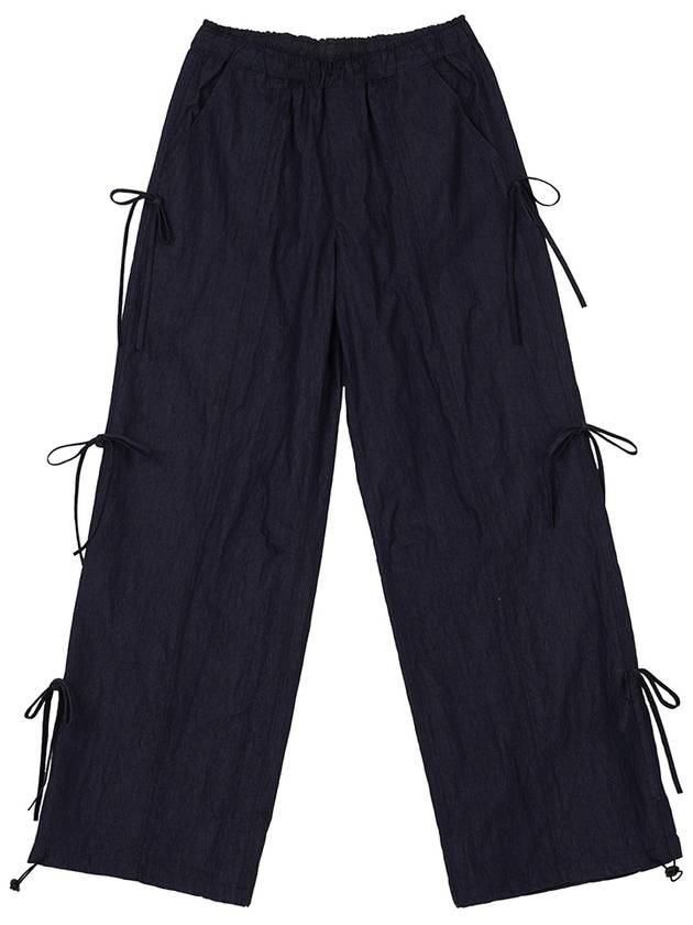 Ribbon Parachute Pants Navy - HIGH SCHOOL DISCO - BALAAN 2