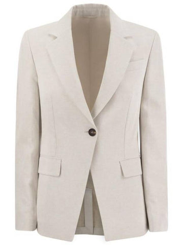 Outerwear MH5612033 C455 CHALK - BRUNELLO CUCINELLI - BALAAN 1