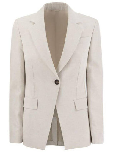 Outerwear MH5612033 C455 CHALK - BRUNELLO CUCINELLI - BALAAN 1