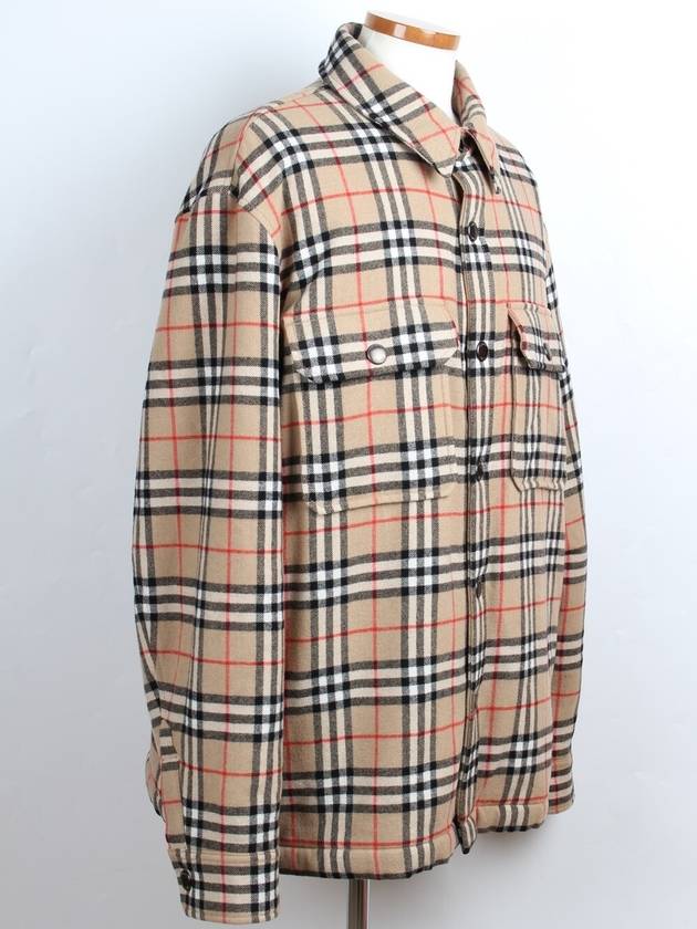 Checked Wool Overshirt XL - BURBERRY - BALAAN 6