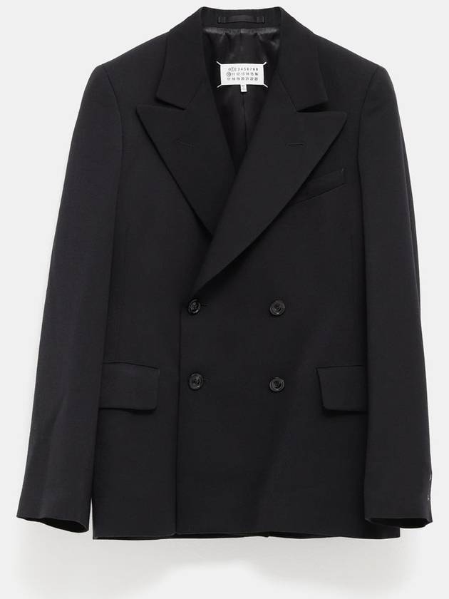 double breasted jacket black - MAISON MARGIELA - BALAAN 2