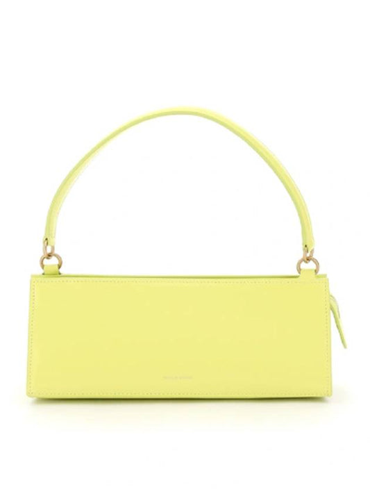 Calfskin leather logo mini bag pencil bag WP21H002LW LIME - MANSUR GAVRIEL - BALAAN 1