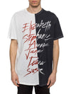 over-fit asymmetric printing T-SHIRT - BALMAIN - BALAAN 2