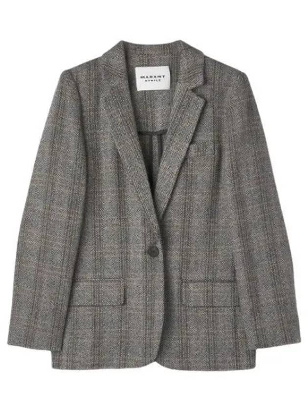 Charlene Jacket Neutral Suit Blazer - ISABEL MARANT - BALAAN 1