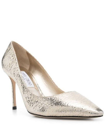 Jimmy Choo Cracked Effect Leather Romy Pumps 85 Shoes - JIMMY CHOO - BALAAN 2