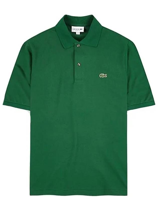 Polo collar men s short sleeve classic fit t shirt GREEN 1212 132 - LACOSTE - BALAAN 1