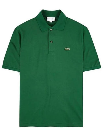 Polo collar men s short sleeve classic fit t shirt GREEN 1212 132 - LACOSTE - BALAAN 1