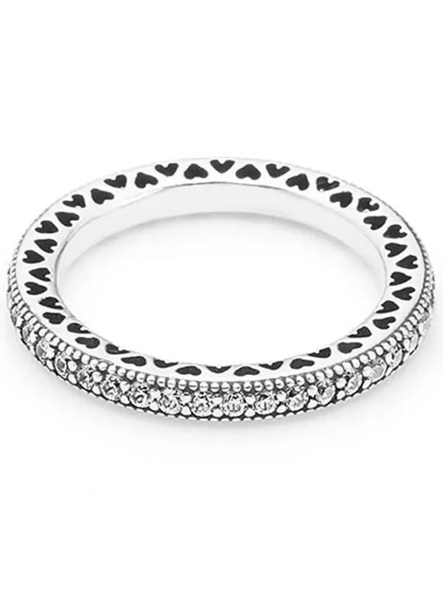 Sparkle Hearts Ring Silver - PANDORA - BALAAN 5