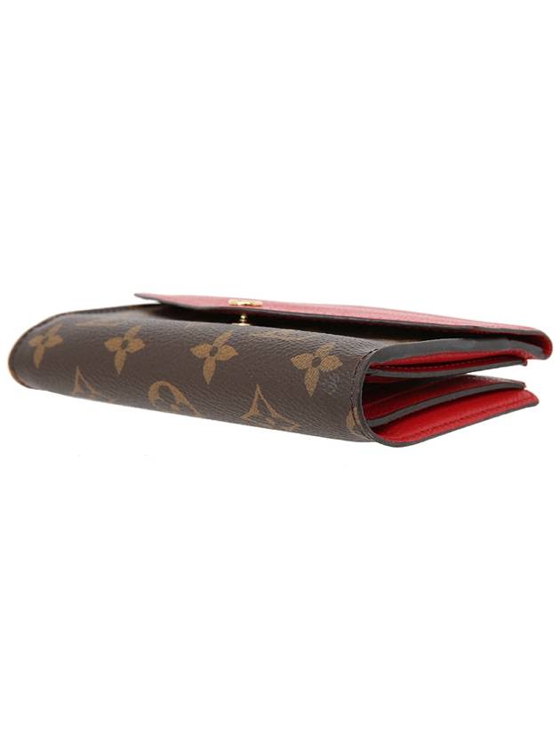 Monogram Palace Wallet 3 fold Red Medium - LOUIS VUITTON - BALAAN 7