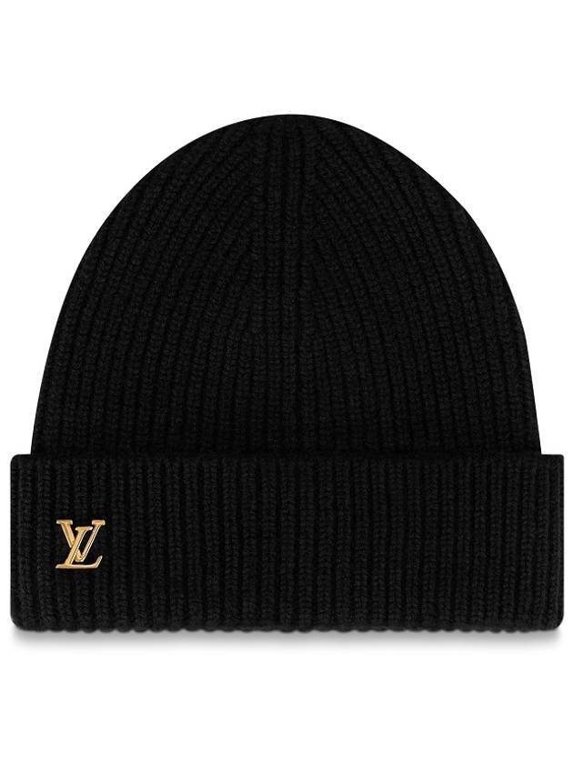 LV Spark Gold Beanie Black - LOUIS VUITTON - BALAAN.