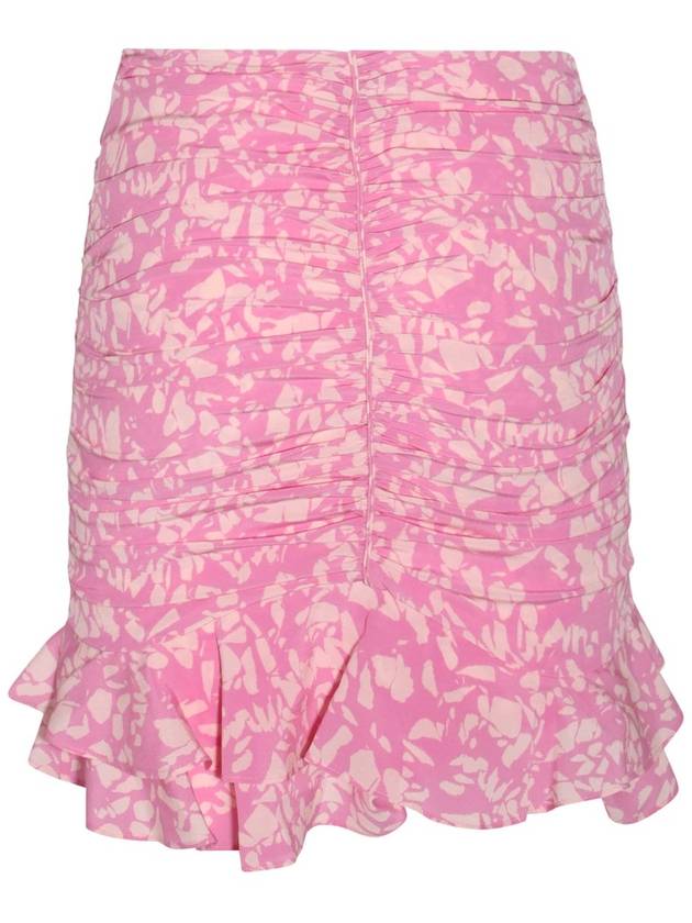 PINK SILK BLEND SKIRT JU0009FAA1J02I40PK - ISABEL MARANT - BALAAN 3