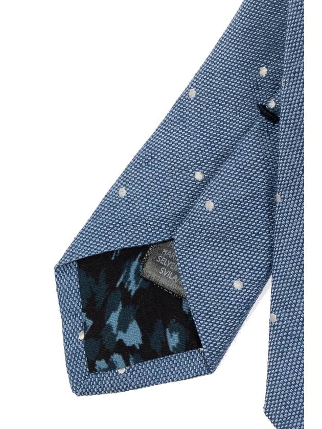 Paul Smith Tie With Polka Dot Pattern, Men's, Blue - PAUL SMITH - BALAAN 4