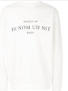 Lettering Sweatshirt Ivory NUS18492 - IH NOM UH NIT - BALAAN 1