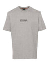 logo short sleeve t shirt - ERMENEGILDO ZEGNA - BALAAN 1